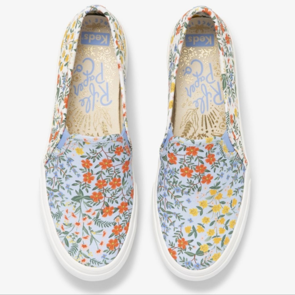 ***NIB*** Keds x Rifle Paper Double Decker Wildwood